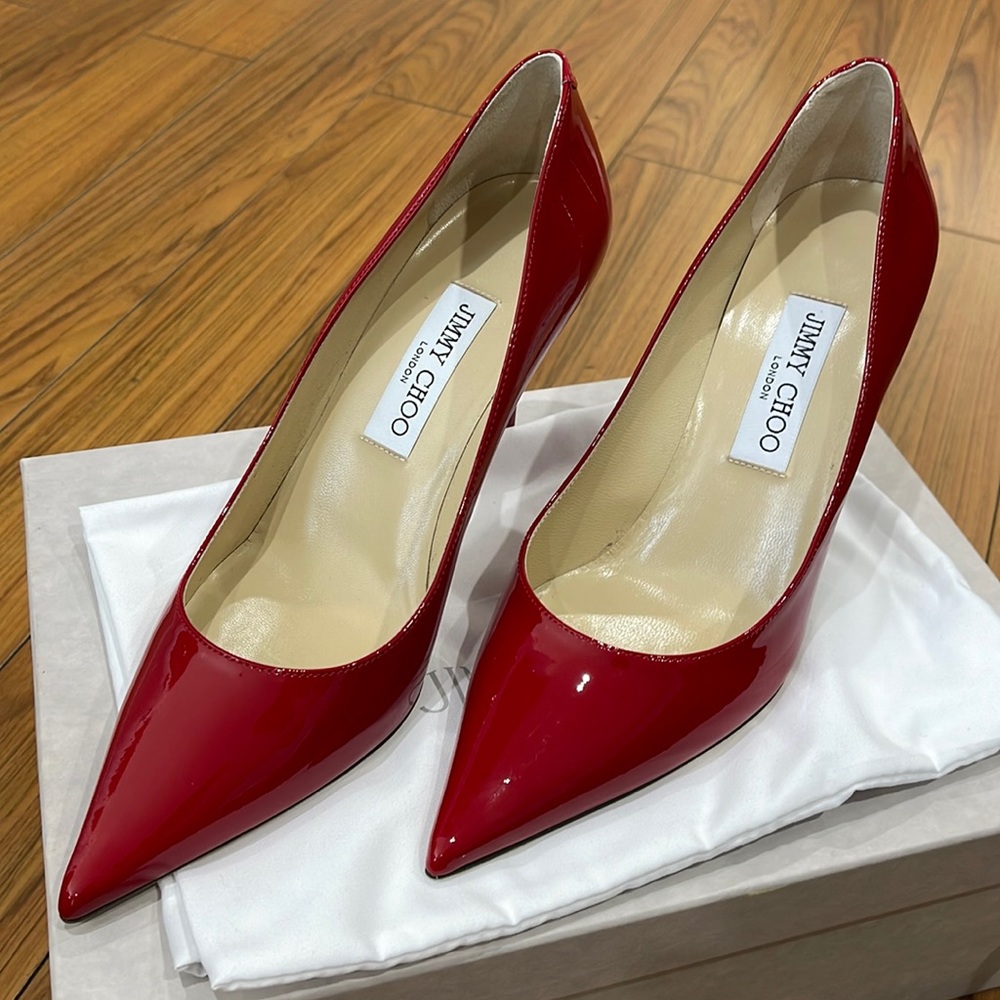 💥SOLD💥 Brand new Jimmy Choo patent heel 85